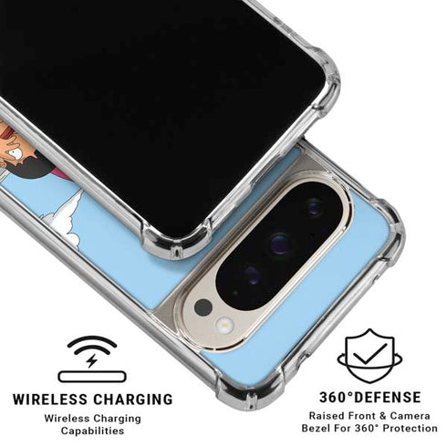 Bobs Burgers Roller Coaster Google Pixel 9/9 Pro Clear Case